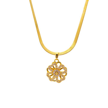 Petal Poise – Open Bloom Necklace