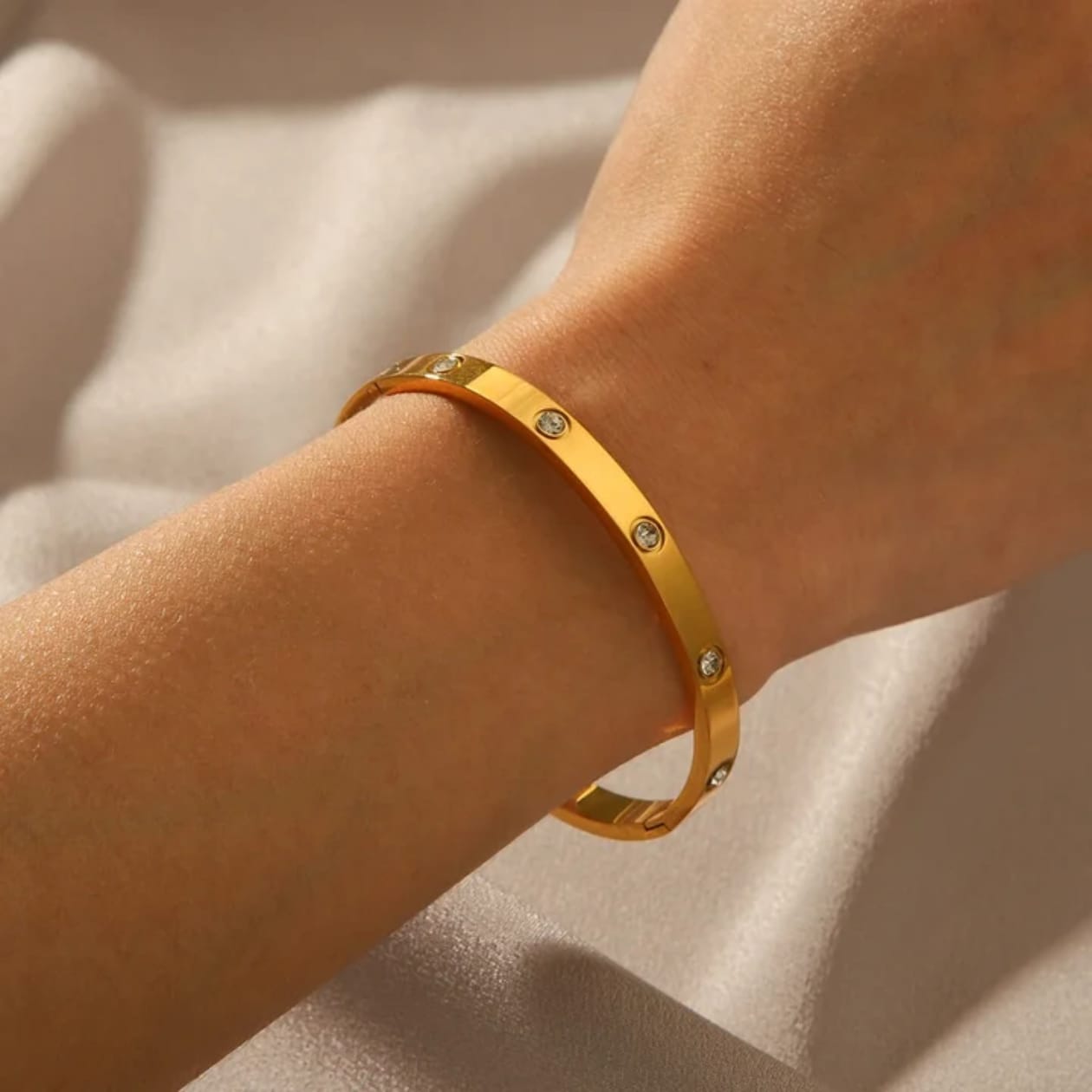 Celeste Crystal Bangle