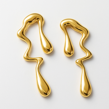 Molten Wave Earrings