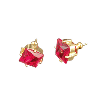 Crimson Crown Studs