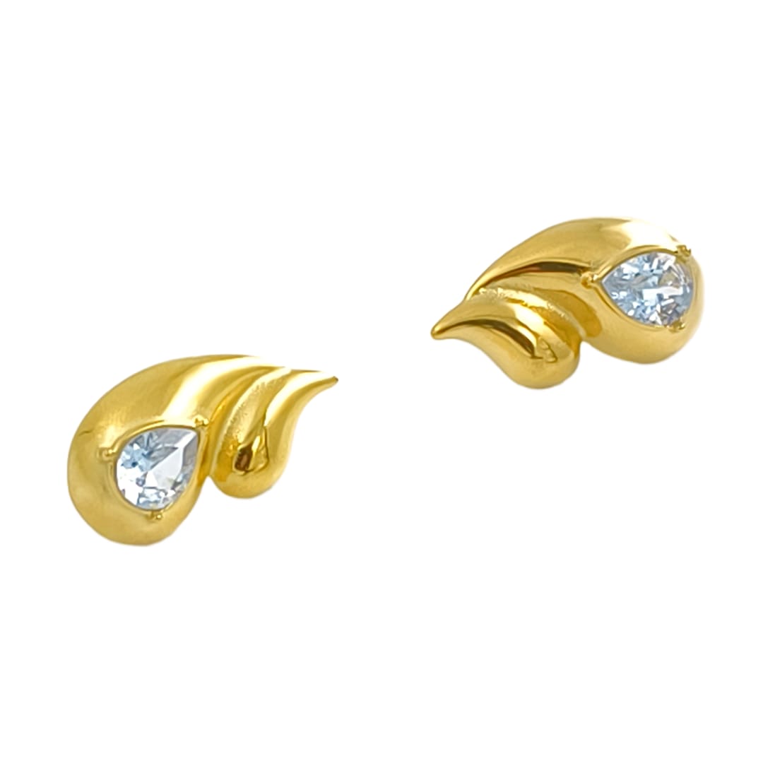 Liquid Light Zircon Studs