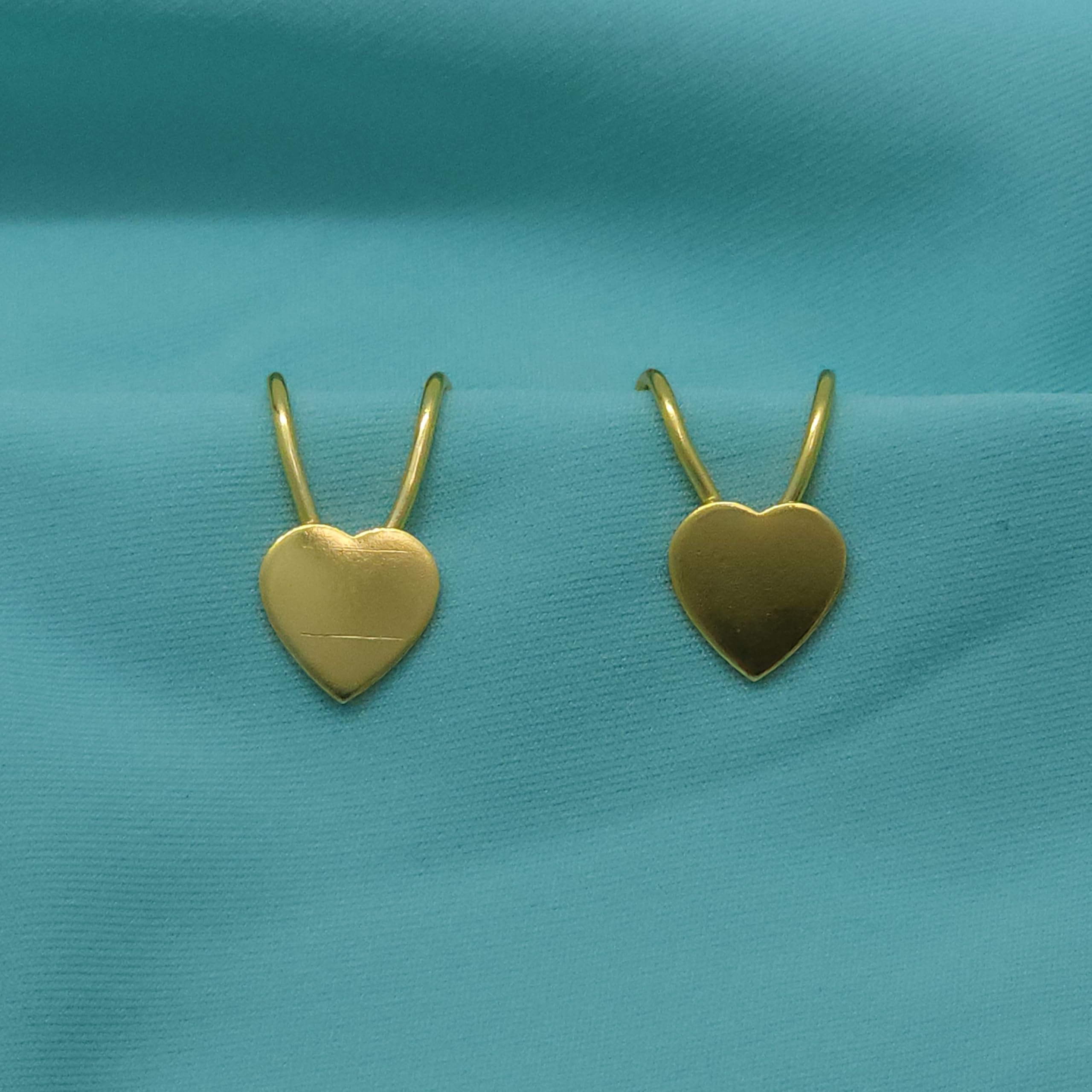 Whispers of Heart Earcuffs (Pair – Clip-On)