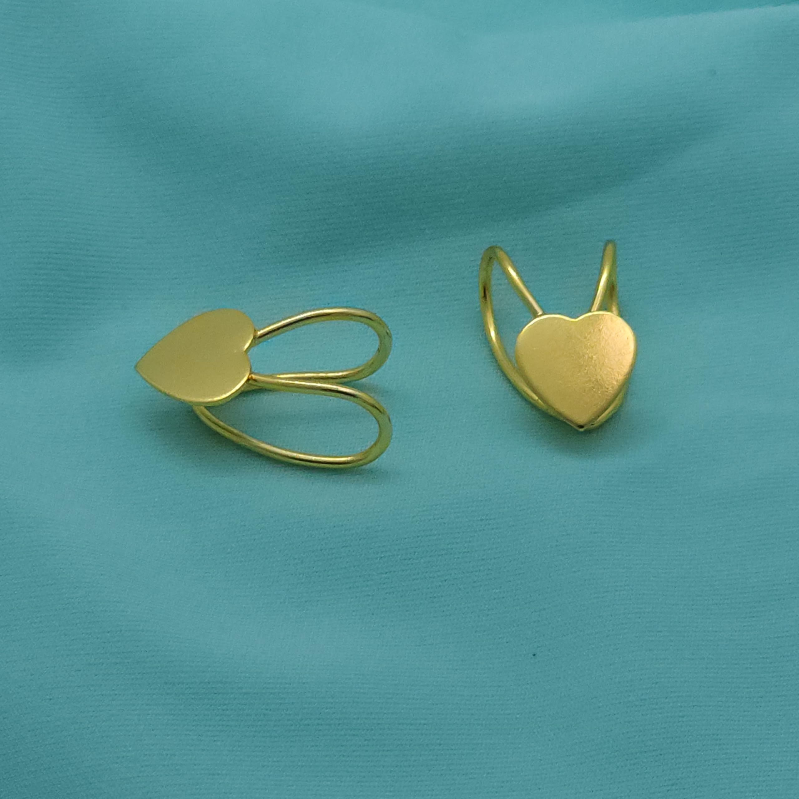 Whispers of Heart Earcuffs (Pair – Clip-On)