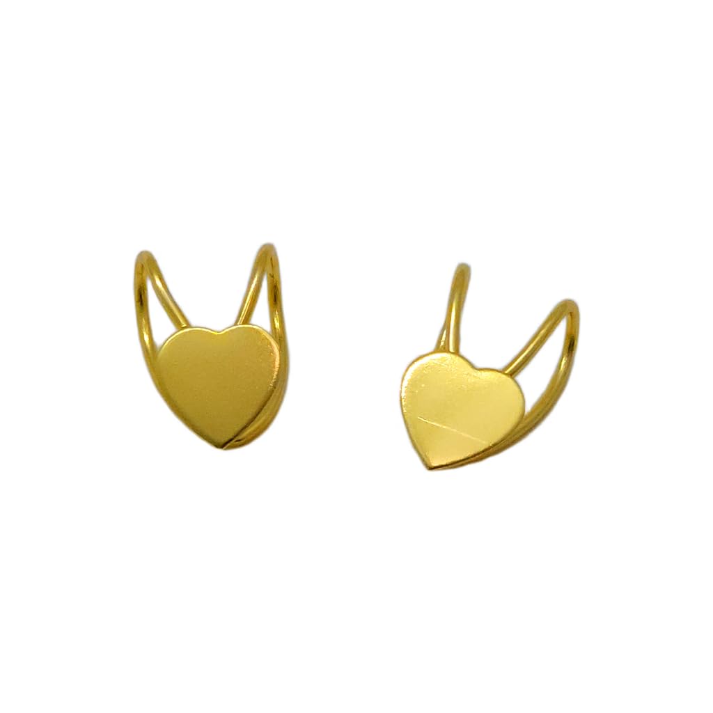 Whispers of Heart Earcuffs (Pair – Clip-On)