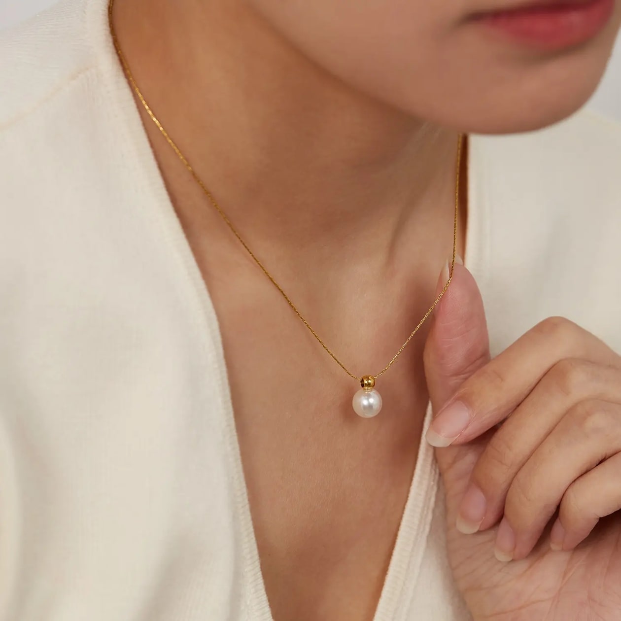 Solo Pearl Grace – Pendant Necklace