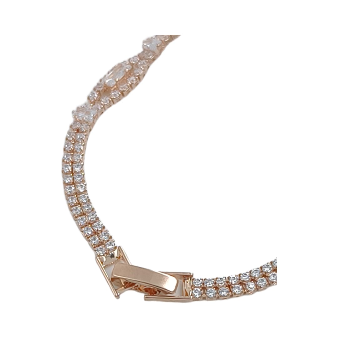 Infinity Sparkle Link Bracelet