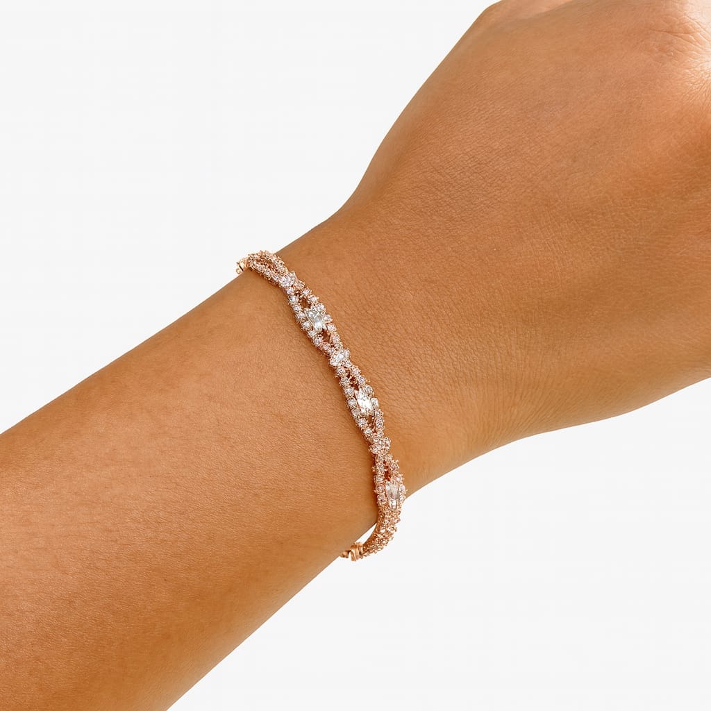 Infinity Sparkle Link Bracelet
