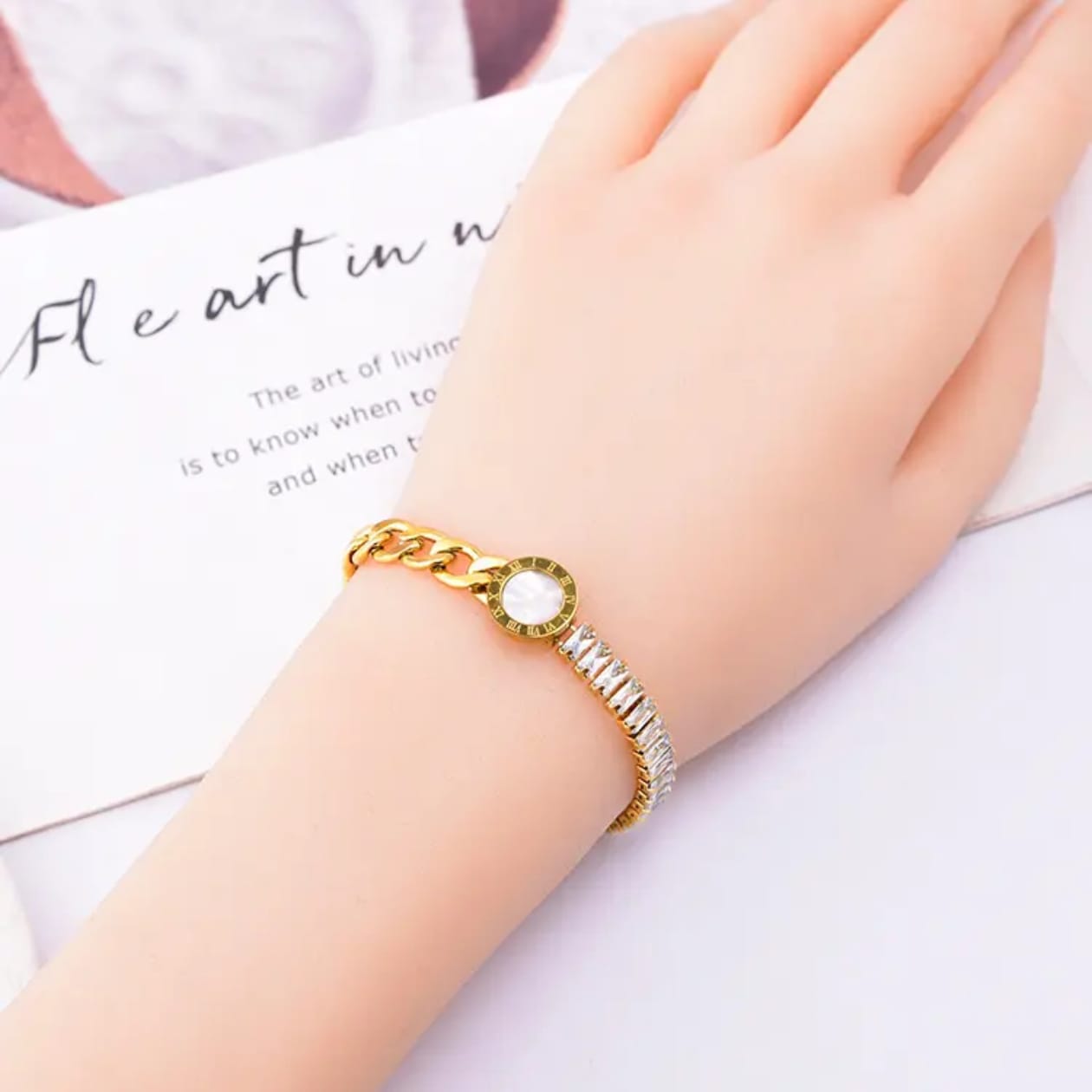Modern Muse Baguette Bracelet