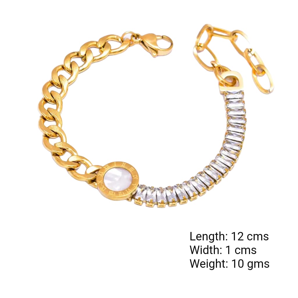 Modern Muse Baguette Bracelet