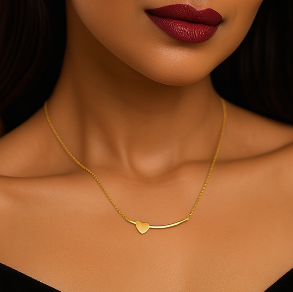 Heartbeat Curve Necklace
