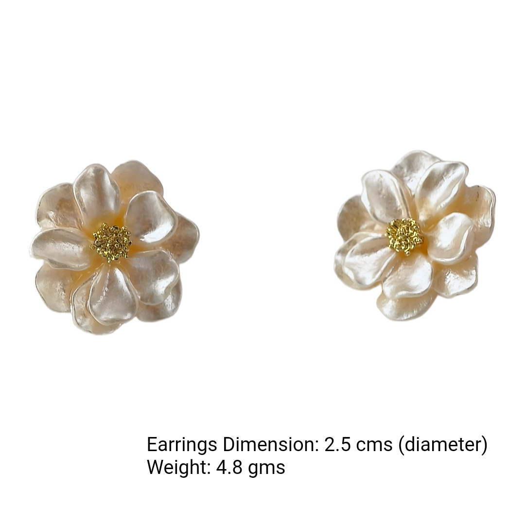 Blossom Pearl Petal Studs