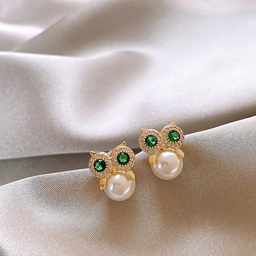 Wise & Whimsy Owl Studs