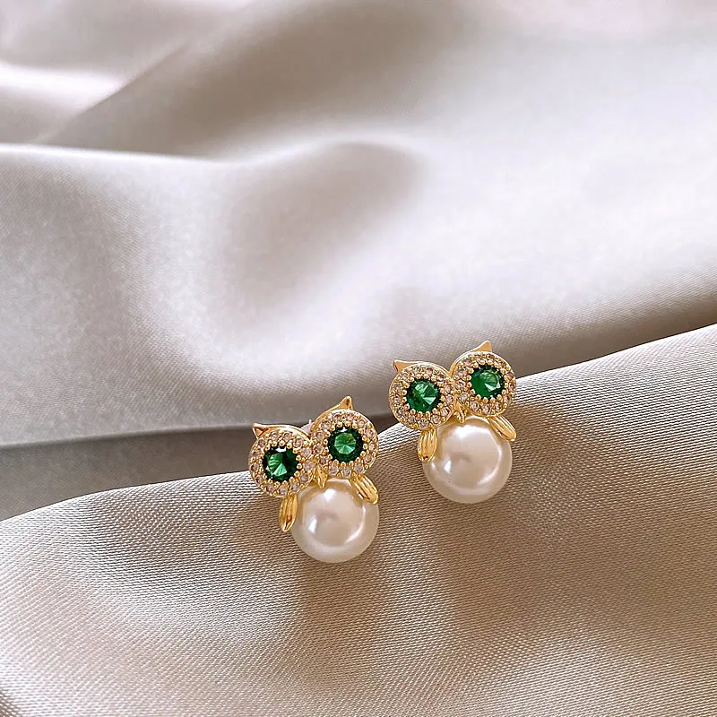 Wise & Whimsy Owl Studs