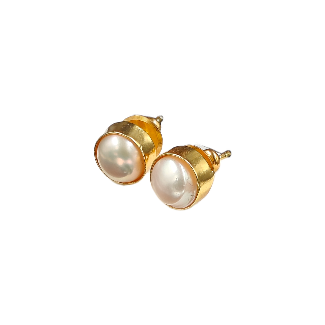 Luna Glow Pearl Studs