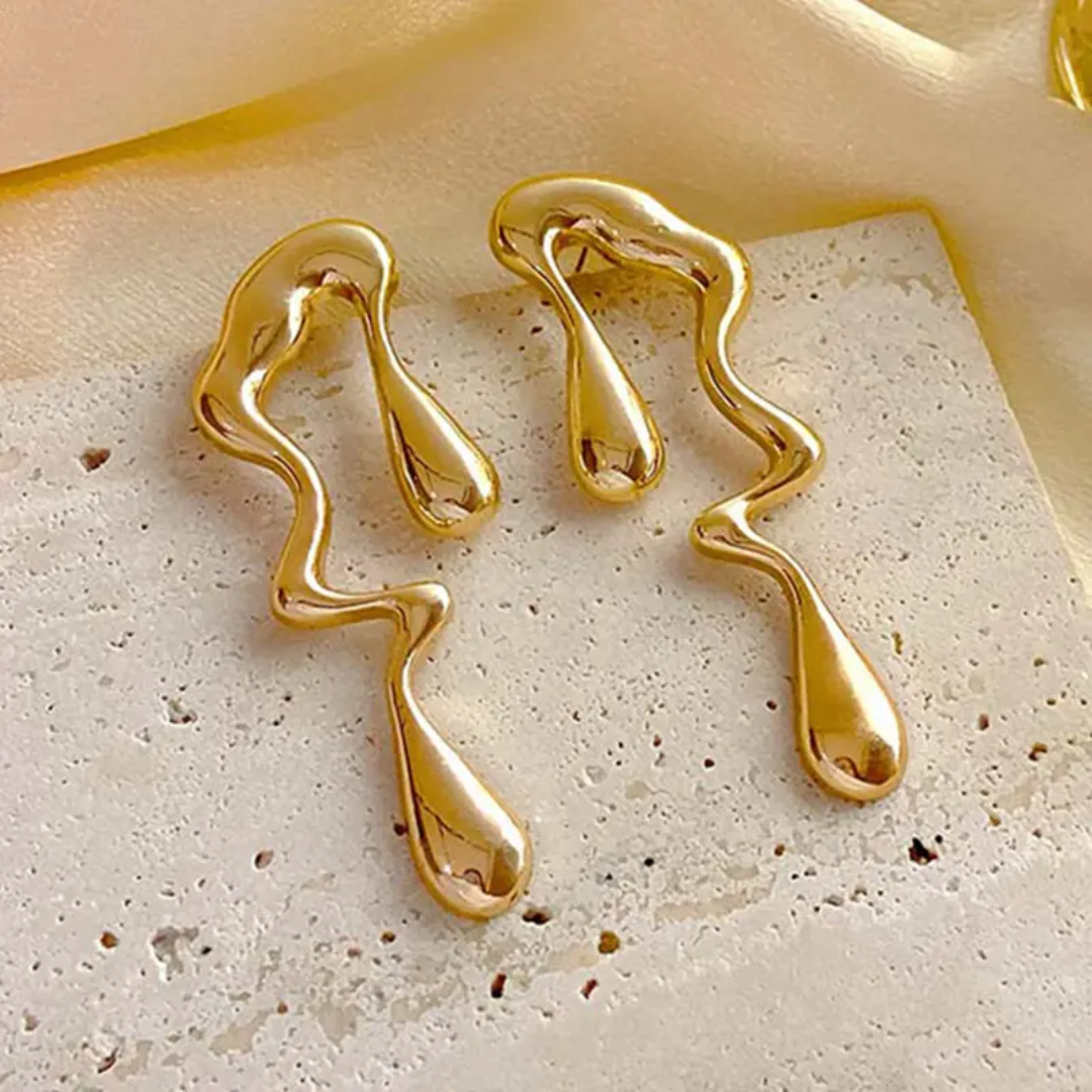 Molten Wave Earrings