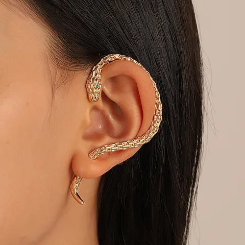 Serpent Whisper Ear Cuff (Single Ear)