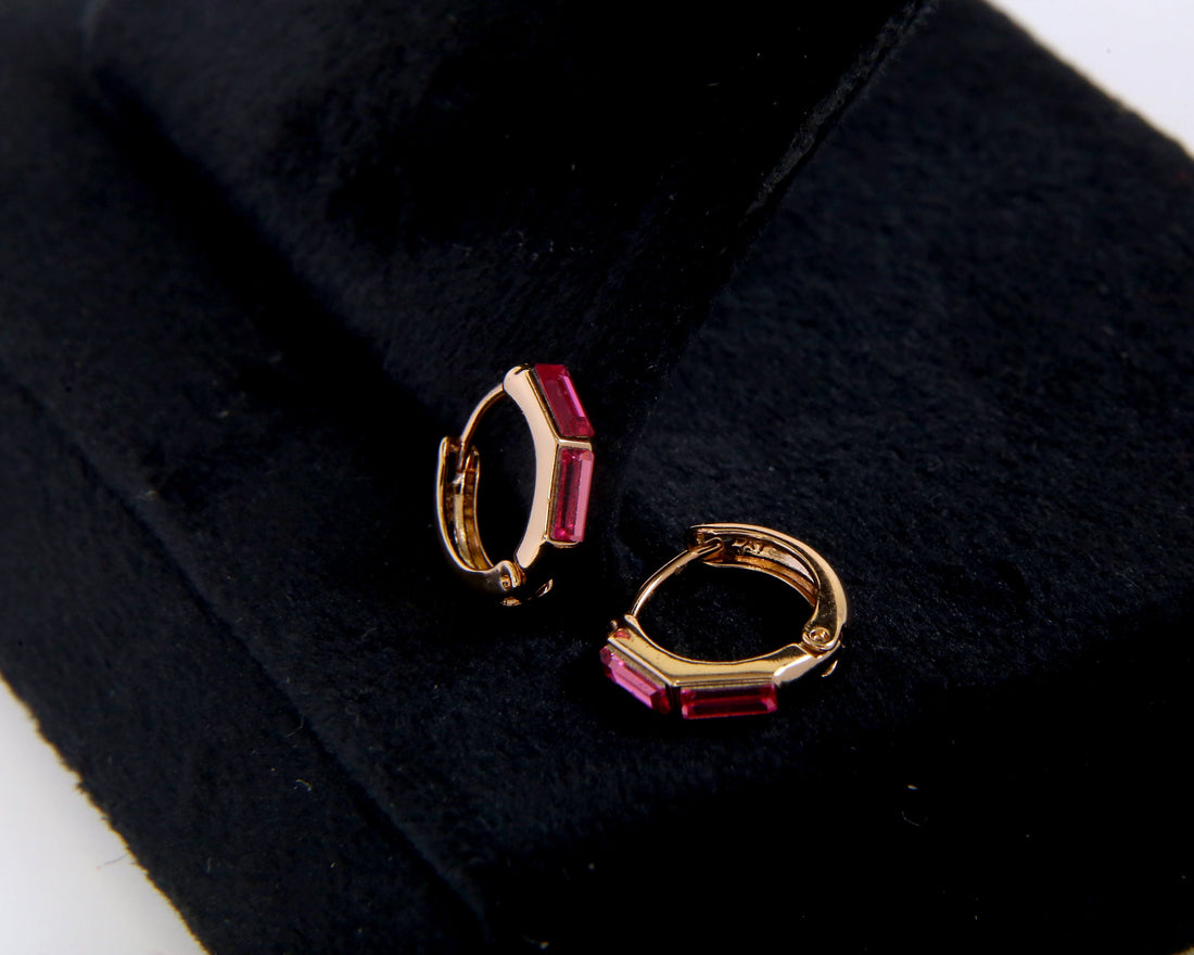 Ruby Rush Mini Hoops