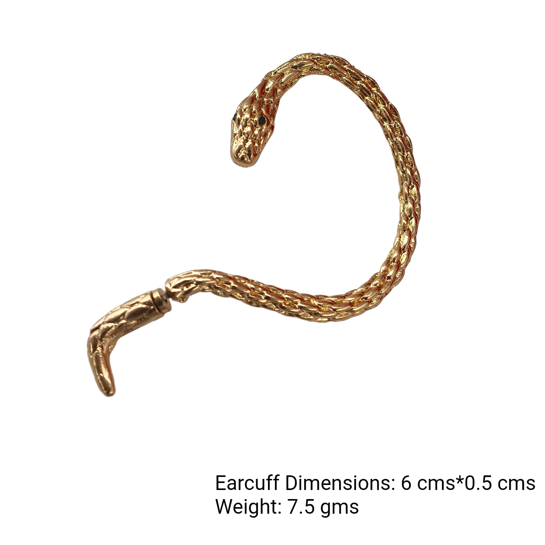 Serpent Whisper Ear Cuff (Single Ear)