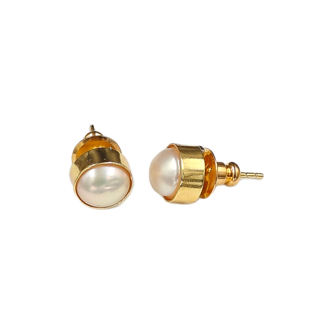 Luna Glow Pearl Studs
