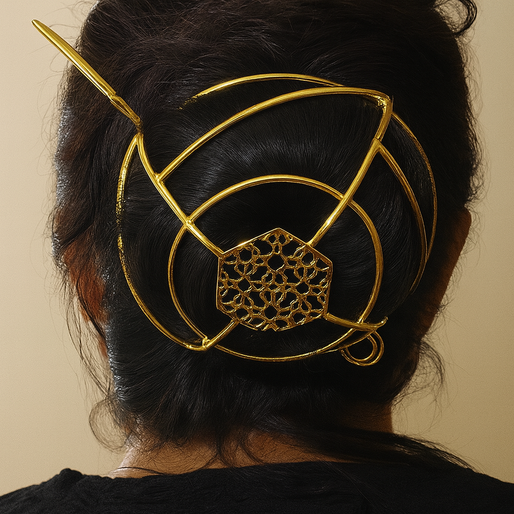 Hexa Bloom Bun Cage