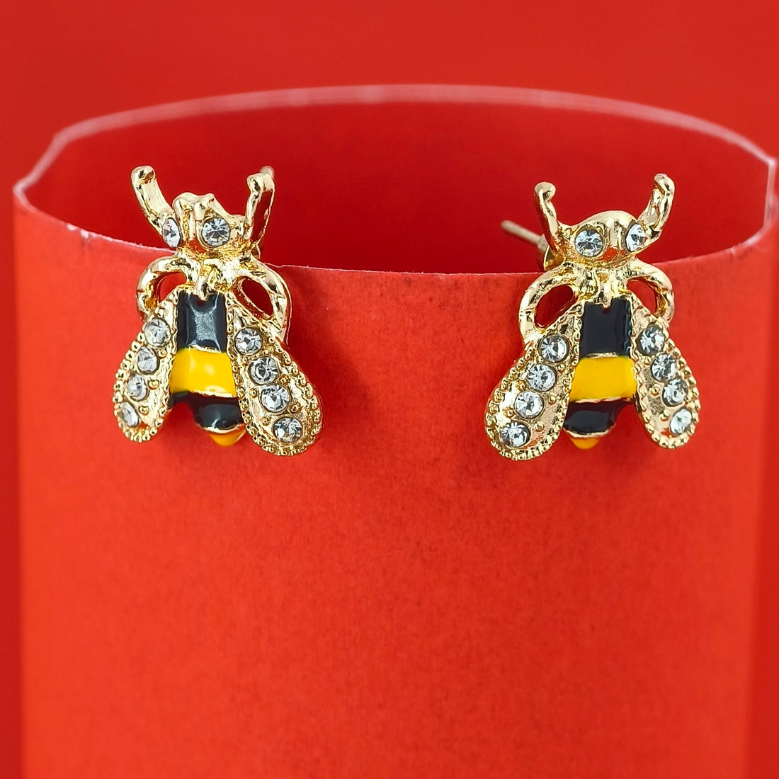 Queen Bee Crystal Studs
