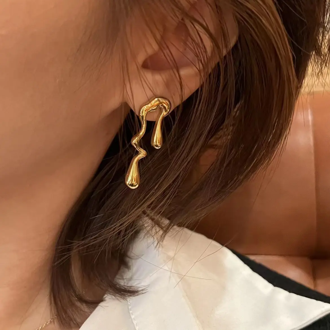 Molten Wave Earrings