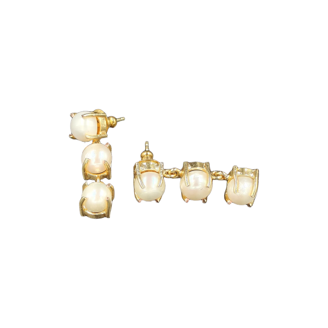 Pearl Cascade Drop Earrings