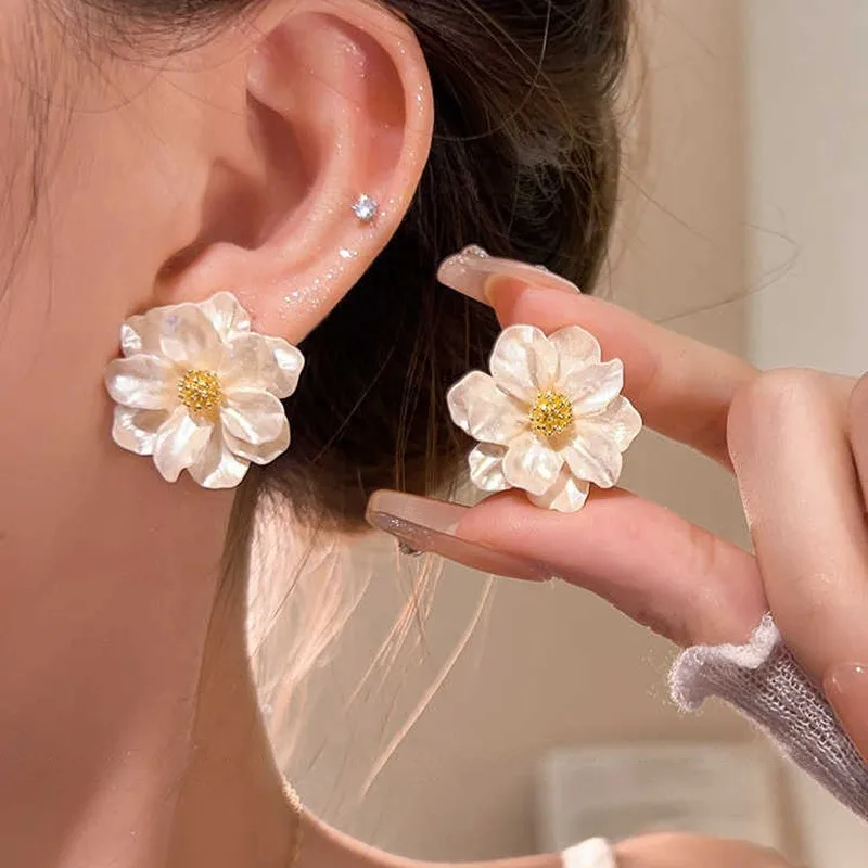 Blossom Pearl Petal Studs