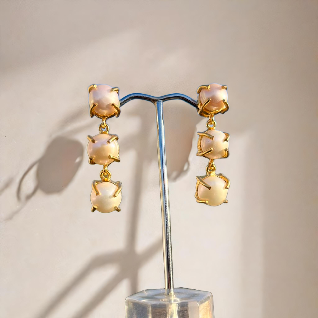 Pearl Cascade Drop Earrings