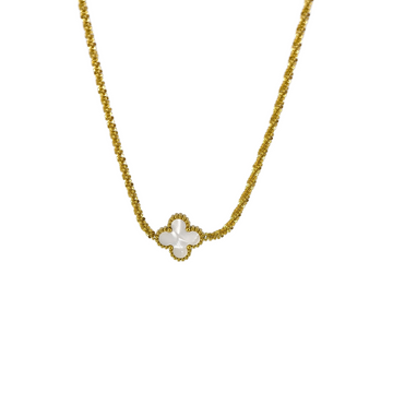 Pearl Clover Whisper Necklace