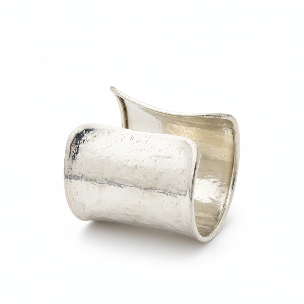 Molten Silver Cuff